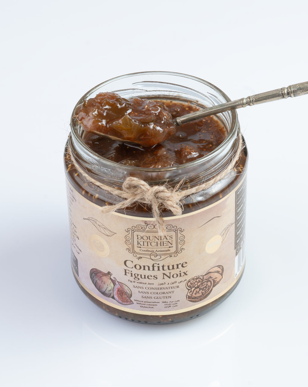Confiture figues noix