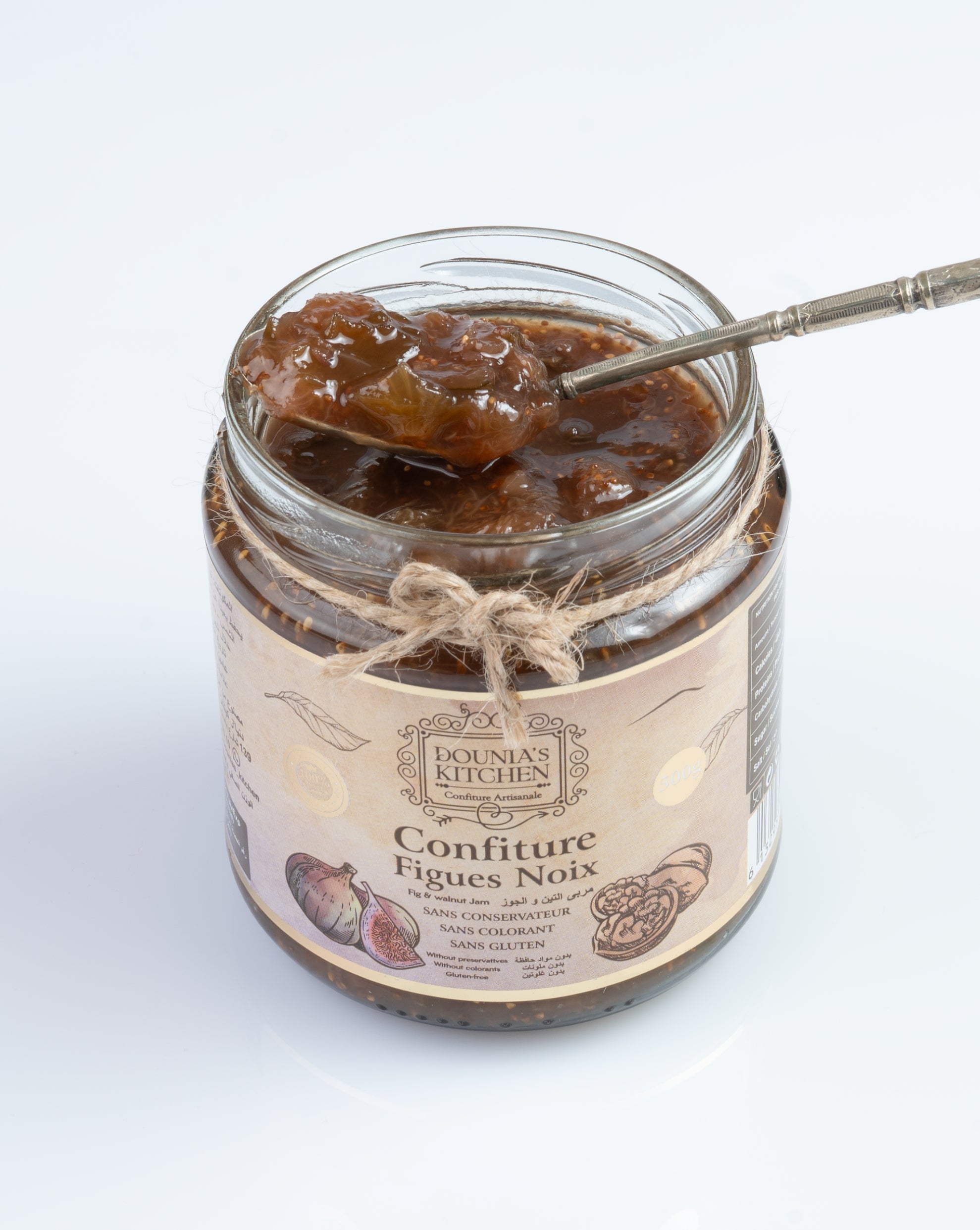 Confiture figues noix