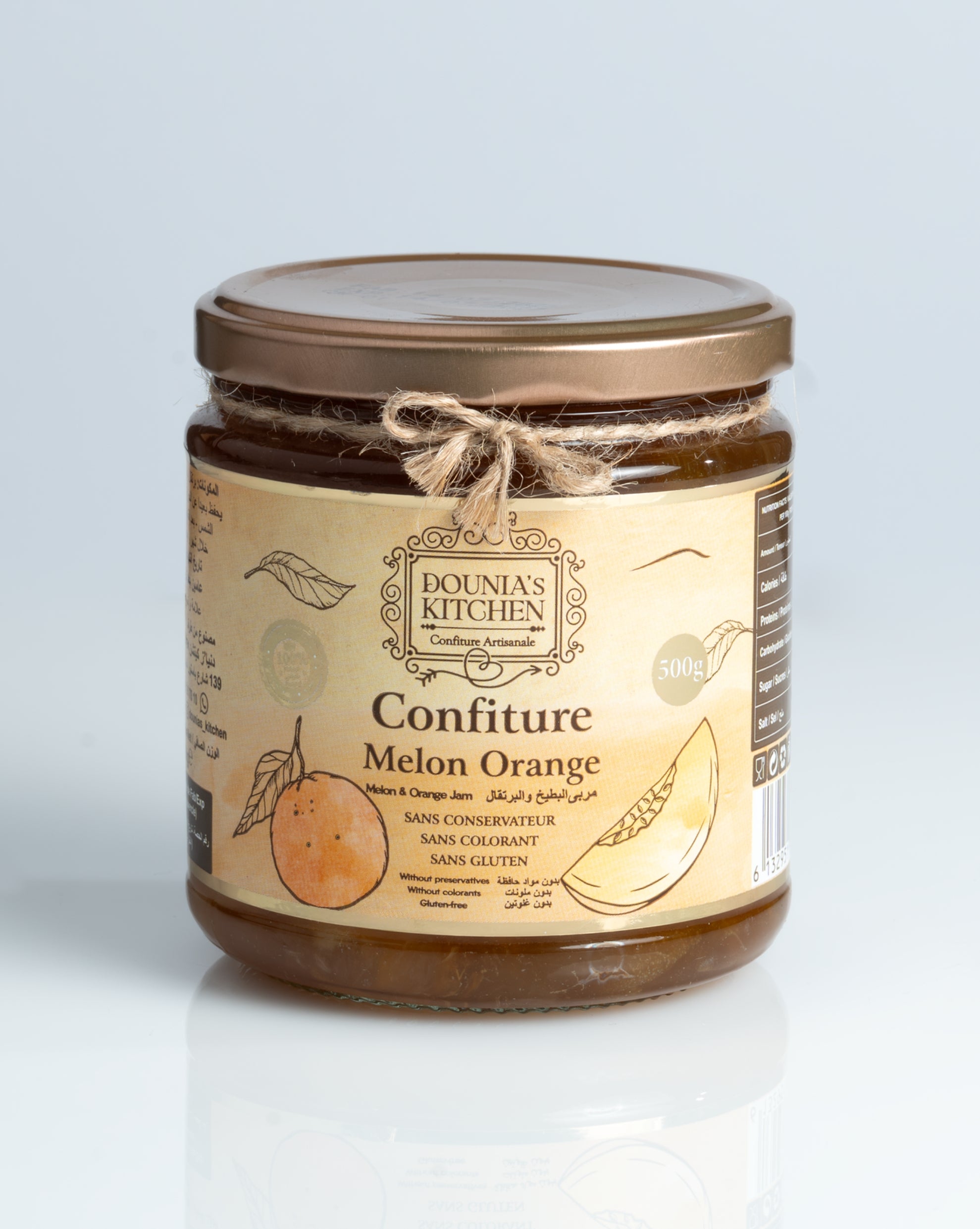Confiture Melon Orange